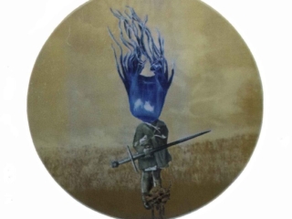 Art - Armed for the Unknown # 2 - Year 2020 - Art by Janet Parker-Smith, Australia.