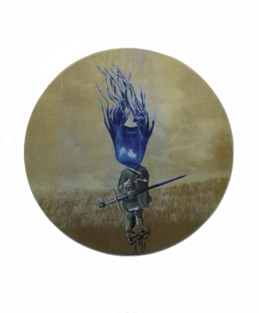 Art - Armed for the Unknown # 2 - Year 2020 - Art by Janet Parker-Smith, Australia.