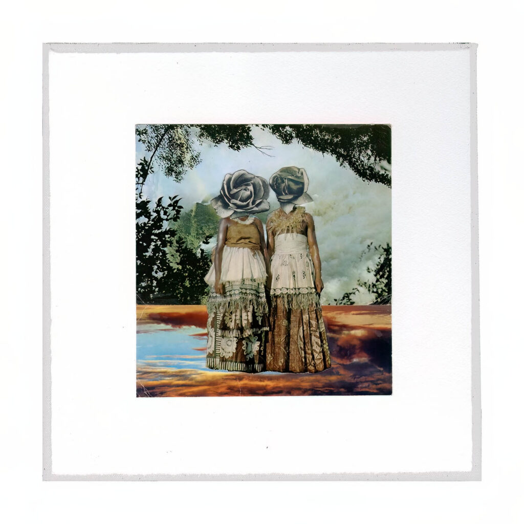 Art - Your Sun is my Sun # 1 - Postcard series - Year 2022 - Art by Janet Parker-Smith, Australia.